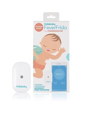 Fridababy FeverFrida iThermonitor Wearable Fever Monitor - White